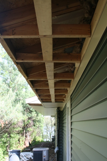 Some soffits done, some soffits not done